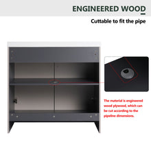 Load image into Gallery viewer, Contemporary Freestanding Bathroom Vanity With Resin Sink &amp; Soft-Close Cabinet Doors
