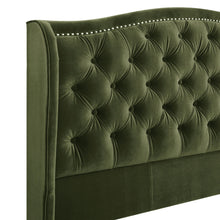 Load image into Gallery viewer, Marcella - Upholstered Shelter Headboard Bed Set

