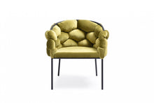 Load image into Gallery viewer, Upholstered Fabric Dining Arm Chair - Green
