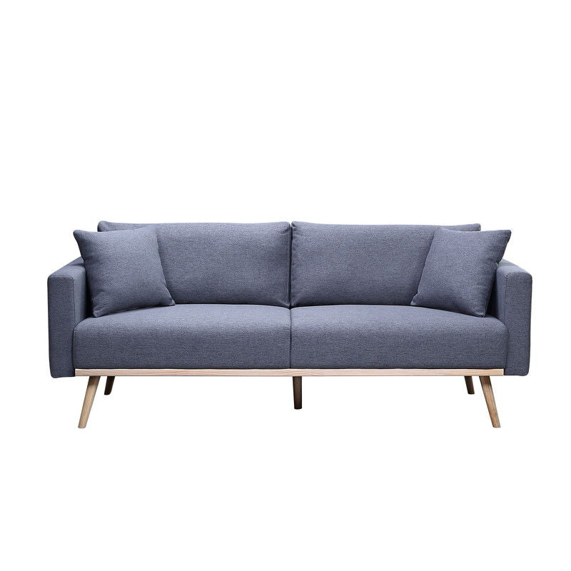 Easton - Fabric Sofa With USB Charging Ports Pockets And Pillows