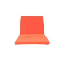 Load image into Gallery viewer, Waterproof Fabric Lounge Cushion With Rectangular Shape - Orange
