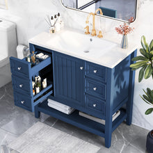 Load image into Gallery viewer, Modern Bathroom Vanity With Sink
