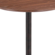 Load image into Gallery viewer, 24" Wood Rounded Bar Table - Brown
