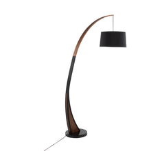Load image into Gallery viewer, Noah - Mid-Century Modern Floor Lamp - Walnut
