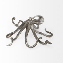 Load image into Gallery viewer, Octopus Tabletop Sculpture - Antiqued Silver
