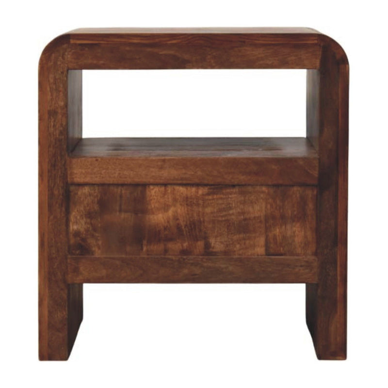 23" Two Drawer Nightstand - Brown