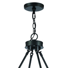 Load image into Gallery viewer, Candle Style Multi Light Metal Dimmable Chandelier - Black / White
