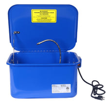 Load image into Gallery viewer, Benchtop Parts Washer With 110V Pump, 3.5 Gallon Capacity - Blue

