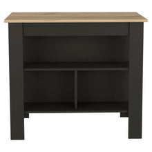Load image into Gallery viewer, 41" Kitchen Island With Storage - Black
