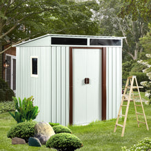 Load image into Gallery viewer, Outdoor Metal Storage Shed With Window
