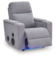 Load image into Gallery viewer, Pineland - Pewter - Glider Power Recliner With Audio System
