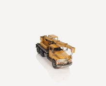 Load image into Gallery viewer, Crane Truck Sculpture - Yellow
