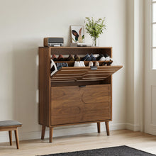 Load image into Gallery viewer, Medieval - Independent Shoe Cabinet With 2 Flip Drawers
