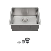 Load image into Gallery viewer, Undermount Stainless Steel Kitchen Sink, Deep Single Bowl Basin
