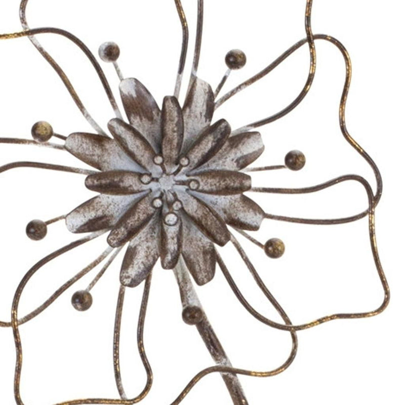Metal Figurine (Set of 2) - Brown And White