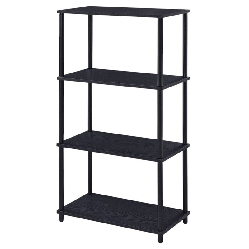 Four Tier Etagere Bookcase (486302) - Black
