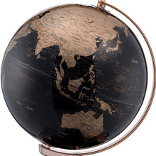 Load image into Gallery viewer, Poly Globe With LED - Black / Rose Gold
