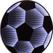 Load image into Gallery viewer, Plastic Soccer Tabletop Sculpture With LED - Brown
