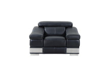 Load image into Gallery viewer, Modern Leather Chair - Black

