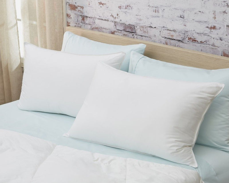 Lux Sateen Down Alternative Medium Pillows (Set of 2) - Standard