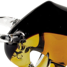 Load image into Gallery viewer, Murano Bull Figurine Tabletop Sculpture (376106) - Clear / Brown / Black
