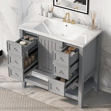 Load image into Gallery viewer, Modern Bathroom Vanity With Sink
