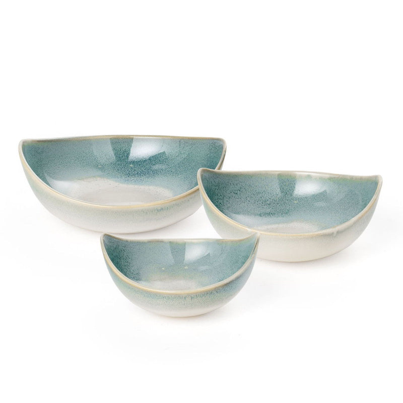 Decorative Bowl (Set of 3) - Blue / White