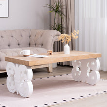 Load image into Gallery viewer, Ornate Scroll Base Coffee Table
