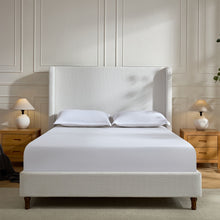 Load image into Gallery viewer, Harper - Tall Headboard Upholstered Bed / High Headboard / Elegant Simplicity / No Box Spring Needed

