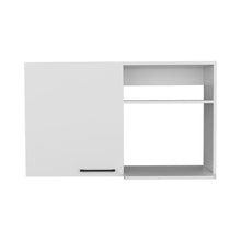 Load image into Gallery viewer, 39" Wood Wall Mounted Accent Cabinet With Single Door - White
