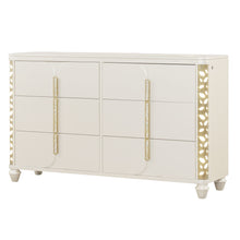 Load image into Gallery viewer, Cinderella - Dresser With LED Accents And 6 Storage Drawers (Mirror Not Included) - Beige
