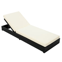 Load image into Gallery viewer, Ian - Adjustable Chaise Lounge With Open Slat Design - Black
