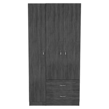 Load image into Gallery viewer, Grainy Oak Two Drawer Combo Dresser - Gray
