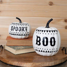 Load image into Gallery viewer, Poly Tabletop Sculpture (Set of 2) - White / Black

