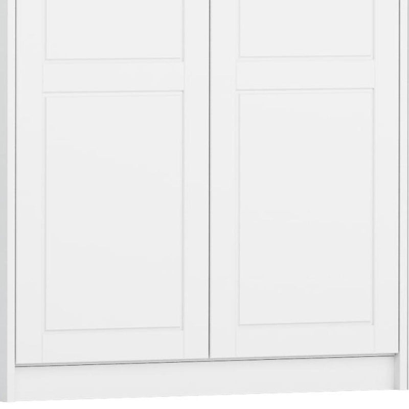 Solid Wood Four Door Combo Dresser (765108) - White