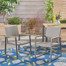 Load image into Gallery viewer, Aresha - Outdoor Dining Armchair (Set of 2) - Gray
