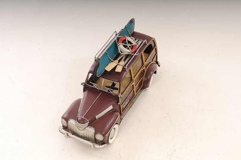 c1947 Chevrolet Suburban Sculpture - Burgundy