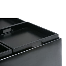 Load image into Gallery viewer, Avalon - Square Coffee Table, Storage Ottoman
