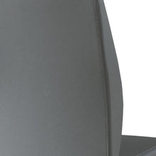 Load image into Gallery viewer, Upholstered Faux Leather Dining Room Side Chairs (Set of 2) - Gray
