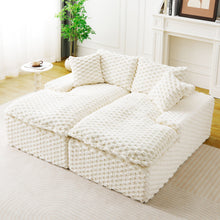 Load image into Gallery viewer, Double Chaise Lounge With Full Compressed Sponge
