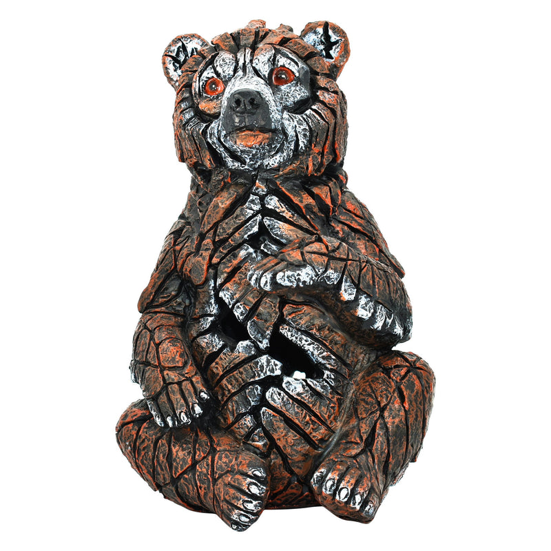 Bear Tabletop Sculpture - Brown / White / Black