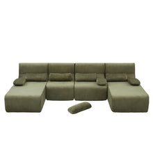 Load image into Gallery viewer, Oversized Sectional Sofa, Living Room Seating With Modular Design
