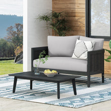 Load image into Gallery viewer, Outdoor Seating Group With Cushions And Coffee Table
