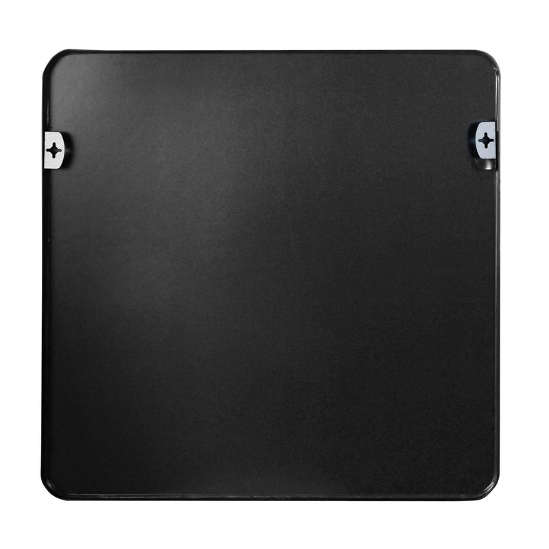 Aluminum Square Framed Bathroom Vanity Mirror (756086) - Black