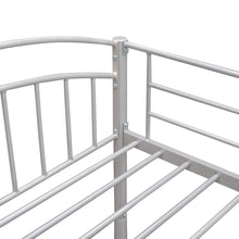 Load image into Gallery viewer, Twin Over Twin Metal Bunk Bed,Divided into Two Beds(Silver){OLD SKU:MF280424AAN}
