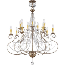 Load image into Gallery viewer, 41" Multi Light Dimmable Chandelier With Shades - Bronze
