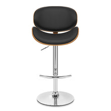 Load image into Gallery viewer, Swivel Low Back Adjustable Height Bar Chair - Black / Silver
