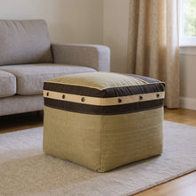 Load image into Gallery viewer, Cotton Ottoman - Brown
