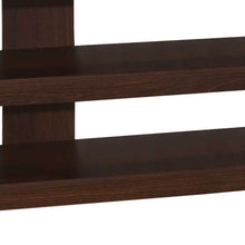 Load image into Gallery viewer, Particleboard Open Shelving TV Stand - Dark Brown
