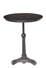 Load image into Gallery viewer, 30" Iron Round Pedestal End Table - Brown
